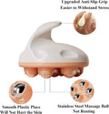 Wmm Hand Held Massager, Full Body Massage Tool With Roller Ball Massager Manual 363-Degree-Roller For Muscle Back Neck Joint Foot Shoulder Leg Pain Relief With Portable Design