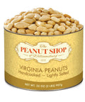 The Peanut Shop of Williamsburg Lightly Salted Handcooked Virginia Peanuts, Williamsburg Peanuts, Non-Gmo, Kosher Certified - 18 Oz Tin