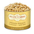 The Peanut Shop of Williamsburg Lightly Salted Handcooked Virginia Peanuts, Williamsburg Peanuts, Non-Gmo, Kosher Certified - 18 Oz Tin