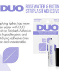 DUO Rosewater Biotin Striplash Adhesive Clear 5 g/net wt 0.18 oz 2Pack