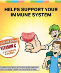 Airborne 500Mg Vitamin C + Zinc Immune Support Supplement Gummies For Kids Assorted Fruit Flavor Gluten Crafted Blend With Powerful Antioxidants Vitamins C & E 21 Gummies (6 Pack)