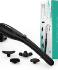 Back Massager Handheld For Muscles Relaxation, Percussion Massager For Pain Relief Deep Tissue,Variable Intensity With 5 Multi-Functional Heads For Neck, Shoulder, Legs Mh560, Black