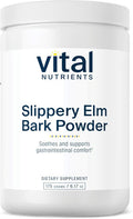 Vital Nutrients Slippery Elm Bark Powder | Herbal Leaky Gut Support | Vegan Gastrointestinal Support for Regular Bowel Movements | Gluten Dairy Soy | Non-GMO | 2500mg