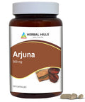 Herbal Hills Arjuna Capsules (Terminalia Arjuna) | 120 Count (500 Mg) | Standardized Extract Wellness And Health Supplements With Arjuna Bark Extract