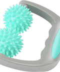 Coolife Fascia Release Spiky Massage Roller, Cellulite Massager - Deep Tissue Massage Tool For Neck Shoulder Legs, 2 Balls Pressure Trigger Point Myofascial Manual Body Massager For Women Men