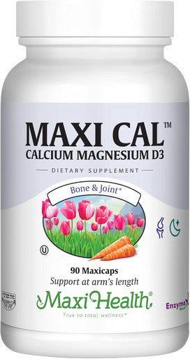 Maxi Health Calcium - with Vitamin D3 and Magnesium (90 Count)
