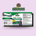 Nature'S Answer Milk Thistle Capsules 60 Count - 80% Silymarin Seed Extract