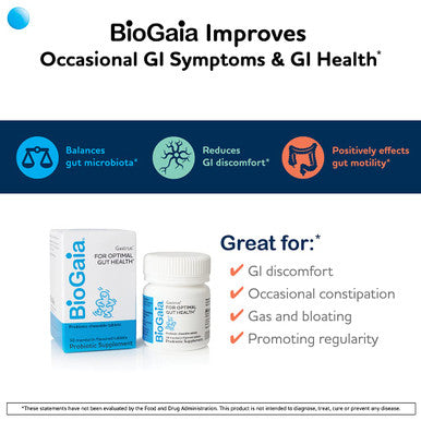 BioGaia Gastrus Chewable Tablets 30 ea
