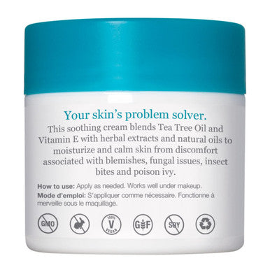 DERMA E Tea Tree and Vitamin E Relief Cream Deeply Moisturizing Tea Tree Lotion Vitamin E Cream Soothes, Calms and Nourishes Dry, Irritated Skin, 4 oz