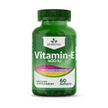 Herbevia Vitamin E 400 IU Antioxidant Supplement For Skin Men & Women Supports Reproductive Health & Oxidative Cell Health Organic & No Side Effects Halal Certified GMO-Free 60 Softgels