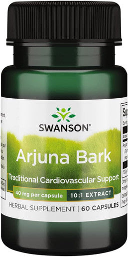 Swanson Full Spectrum Arjuna Bark (10:1) 40 Milligrams 60 Capsules