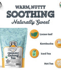Fermentaholics Usda Organic Loose-Leaf Oolong Tea - Perfect For Homebrewing Kombucha Hot Tea And Iced Tea - Ou her Premium Taste Aroma And Flavor