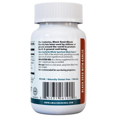 Black Seed Black Seed With Garlic 100 Cap