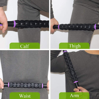Muscle Roller, Massage Roller Stick For Athletes, Help Reducing Muscle Soreness Cramping Tightness Leg Arms Back Calves Muscle Massager
