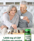 Citicoline 1000mg | 30 Capsules | CDP Choline | Non-GMO & Gluten Supplement | by Natures Truth