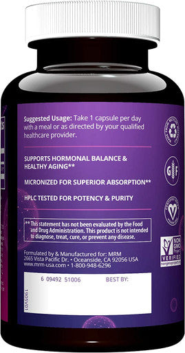 MRM, Nutrition, Pregnenolone, 50 mg, 60 Vegan Capsules