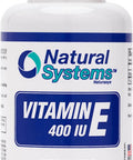 Natural Systems Vitamin E 60 Softgels 400 Iu By Natural Systems - Vitamin E Supplements Immune System Support * - Vitamin E Softgels Skin Care - Natural Vitamin E Non-Sugar Non-Artificial Flavors Or Preservatives