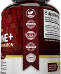 NutriFlair Premium Berberine 1200mg, 120 Capsules - Plus Pure True Ceylon Cinnamon, Berberine HCI Root Supplements Pills - Supports Glucose Metabolism, Immune System, Healthy Weight Management