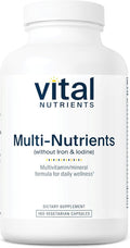 Vital Nutrients Choline 550mg | Vegan Choline Supplements | 100% RDA for Neurological Development and Health | Gluten Dairy Soy | Non-GMO | 120 Capsules