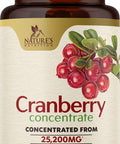 Cranberry Concentrate Extract 25,000mg + Vitamin E & C, Triple Strength Capsules, Supports Urinary Health & Immune System Cranberry Pills for Women & Men, Nature's Non-GMO Supplement - 120 Softgels
