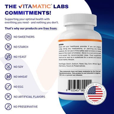 2 Pack - Vitamatic Zinc 50Mg As Zinc Gluconate 120 Count - Immunity Supplement (Total 240 Tablets)