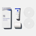 Rejuvaskin Scar Heal Kit With Breast Circle, Soften, Flatten, Reduce And Recover Post Surgical And Scarred Skin, 2X Silicone Sheets, Rejuvasil Gel & Medical Tape