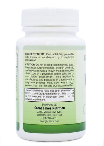 Great Lakes Nutrition Vitamin D3 Vegan Vitamin D Supplement for Men & Women 1500IU 100 Tablets