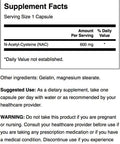 Swanson NAC N-Acetyl Cysteine - 600 mg 100 Capsules - Antioxidant and Cellular Health Support Supplement (2 Pack)