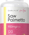 Carlyle Saw Palmetto for Women 900mg | 120 Capsules | Full Spectrum Complex | Non-GMO Gluten Supplement | for Her