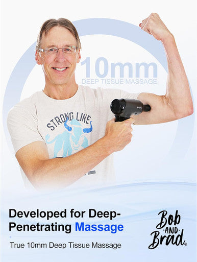 Bob And Brad T2 Massage Gun, Percussion Muscle Massage Gun Deep Tissue With 10Mm Amplitude, 4000 Mah Battery Handheld Electric Massager For Athletes Pain Relief, Fsa And Hsa Eligible