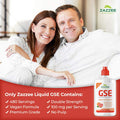 Zazzee Grapefruit Seed Extract (GSE) 4 Ounces | 2X Potency | Maximum Strength | High Absorption | 480 Servings | 100 mg per Serving | Vegan, Liquid Concentrate, Non-GMO and All-Natural