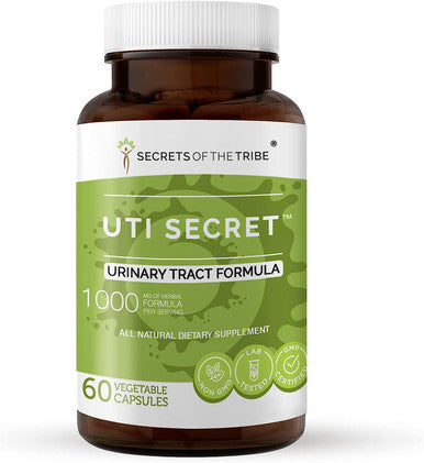 Secrets of the Tribe - UTI Secret, Urinary Tract Formula, Herbal Supplement Blend (60 Capsules)