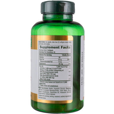 Nature's Bounty Nb Fish Oil Odorless Dbl Str (Pack Of 2)