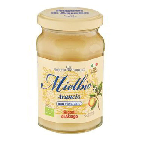 Rigoni Di Asiago Mielbio Italian Raw and Creamy Honey, Orange Blossom, 10.58 Ounce, (Pack of 1)
