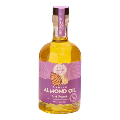 Fresh Vintage Farms 100% Undiluted Cold Pressed Walnut Oil | Wholesome & Nutritious Healthy Cooking Oil for Cooking, Baking, Grilling, Dipping, & Salads | Walnut Oil - 12.68 Fl Oz, Pack of 1