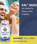KAL Ultra D-3 10000 IU ActivMelt 10000iu 90ct