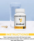 Drinkwel Better Mornings - Premium Multivitamin Supplement - Liver Cleanse, Detox, Immune Support- Milk Thistle, Vitamin C, Zinc, Magnesium - 30 Count