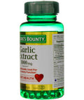 Nature's Bounty Garlic Extract 1000 Mg 100 Rapid Release Softgels (Pack Of 6)