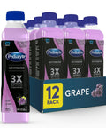 Pedialyte Electrolyte Solution, Strawberry, Hydration Drink, 12 bottles, half liter each