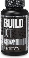 BuildXT Muscle Builder Daily Muscle Building Supplement for Muscle Growth and Strength Featuring Powerful Ingredients Peak02 elevATP 60 Veggie Pills