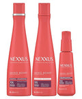 Nexxus Bond Repair Shampoo Conditioner & Intense Rebond Treatment Bundle Amino Bond 3 Pack For All Types Of Damaged Hair With Keratin Protein And Amino Acids