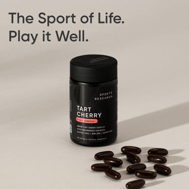 Sports Research Tart Cherry Concentrate - Made From Montmorency Tart Cherries - Non-Gmo & Gluten (60 Liquid Softgels)