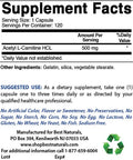 Best Naturals Acetyl L-Carnitine 500 Mg 120 Capsules (120 Count (Pack of 1))