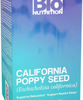 Bio Nutrition - California Poppy Seed - 500 Mg - 60 Vegetarian Capsules