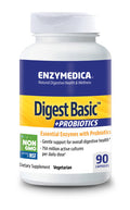Enzymedica, Digest Basic + Probiotics, Gentle Enzymes For Digestive Health, Breaks Down Carbs, Fats And Proteins With Protease, A