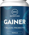 MRM Nutrition Gainer Protein with Probiotics + Postbiotics | Vanilla Flavored | 25g Protein | Whey Concentrate + Isolate + micellar Casein| Slow + Fast digesting| with Digestive enzymes | 18 Servings
