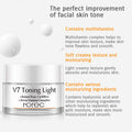 BIOAQUA V7 Toning Light Cream For Lazy Makeup Multivitamin Complex Oat Hyaluronic Acid Concealer Moisturizing 50g
