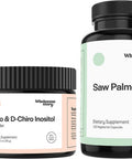 Myo DChiro Inositol Powder 90Day Supply Saw Palmetto Hormone Balance Healthy Ovarian Function Fertility and Hair Support Vegan Friendly