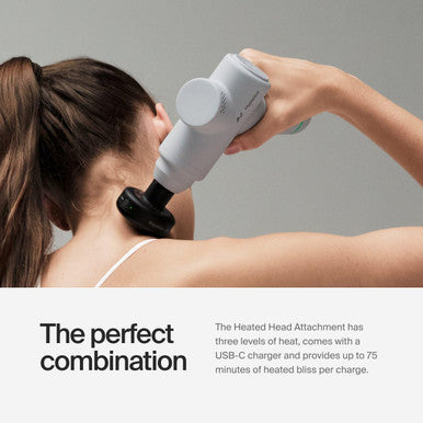 Hyperice Hypervolt Heated Head Attachment Compatible with All Hypervolt Models Relax and Loosen Sore and Tight Muscles - FSA and HSA Eligible