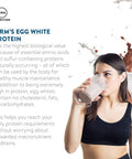 MRM Nutrition Egg White Protein | Vanilla Flavored | 23g Fat- Protein | with Digestive enzymes | Highest Biological Value | Clinically Tested | 20 Servings
